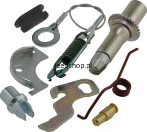 Rear Drum Brake Adjuster Set, Right    9" H2527  Cherokee