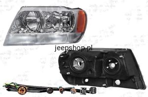 Reflektor lewy    55155943af  Grand Cherokee