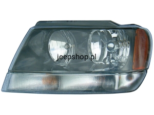 Reflektor lewy  czarna  55155129AF   Grand Cherokee USA