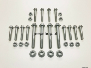 Zestaw śrub i nakrętek przedniego zawieszenia Jeep Grand Cherokee WK 2005-2010 Commander SMB/WK/002A