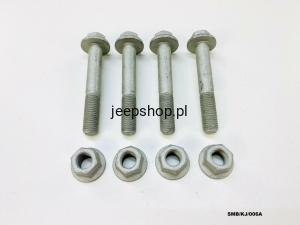 4 x Śruby z nakrętkami wahaczy przednich górnych Jeep Cherokee 2002-2012 Nitro SMB/KJ/006A
