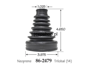 OSŁONA PRZEGUBU – Przedniego  , WEWNĘTRZNEGO  86- 2479 CHEROKEE