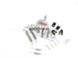 ZESTAW MONTAŻOWY SZCZĘK HAMULCA POSTOJOWEGO 17401  COMMANDER GRAND CHEROKEE WK