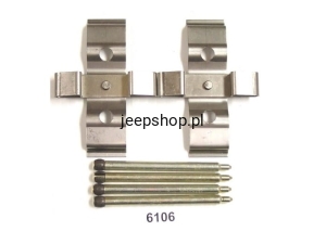 ZESTAW NAPRAWCZY HAMULCÓW - TYLNYCH  6106K   CTS STS CAMARO 300C CHALLENGER CHARGER MAGNUM GRAND CHEROKEE WK WK2