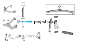 Tuleja wahacza przedniego dolnego do nadwozia 52088649 Liberty KJ KK Nitro KA 