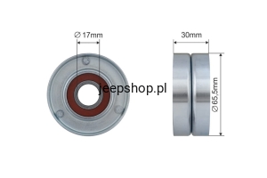 ROLKA NAPINACZA PASKA WIELOROWKOWEGO RNK-CH-019 CHRYSLER 300C JEEP COMMANDER  GRAND CHEROKEE 3.0CRD