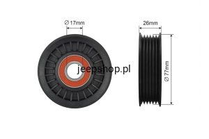ROLKA PASKA WIELOROWKOWEGO RNK-CH-044  DODGE JEEP 3.7L. 4.7L.