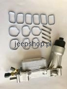 FILTR OLEJU I CHŁODNICA OLEJU Z OBUDOWĄ Z ALUMINIUM I USZCZELKAMI Z CZUJNIKAMI  68105583AF CHEROKEE  GRAND CHEROKEE WRANGLER 300 GRAND VOYAGER/ TOWN & COUNTRY CHALLENGER CHARGER DURANGO JOURNEY RAM 1500