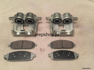 2 x zacisk hamlcowy przedni L + P + klocki Jeep Grand Cherkee WK 2005-2010 