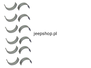 Panewki główne  I szlif MB1123.10 Wrangler 1991-2006 4.0 L. 