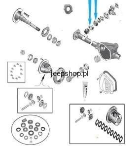 Outer Bearing Pinion  4746979 Grand Cherokee